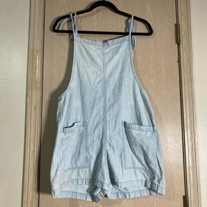Light Blue Denim Overalls